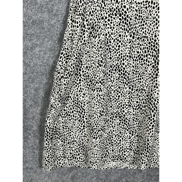 American Eagle Animal Print Linen‎ Cotton Mini Dress Womens Sz Small Square Neck - Picture 12 of 16